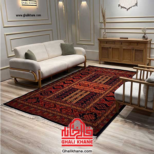 گلیم فرش لاکی 