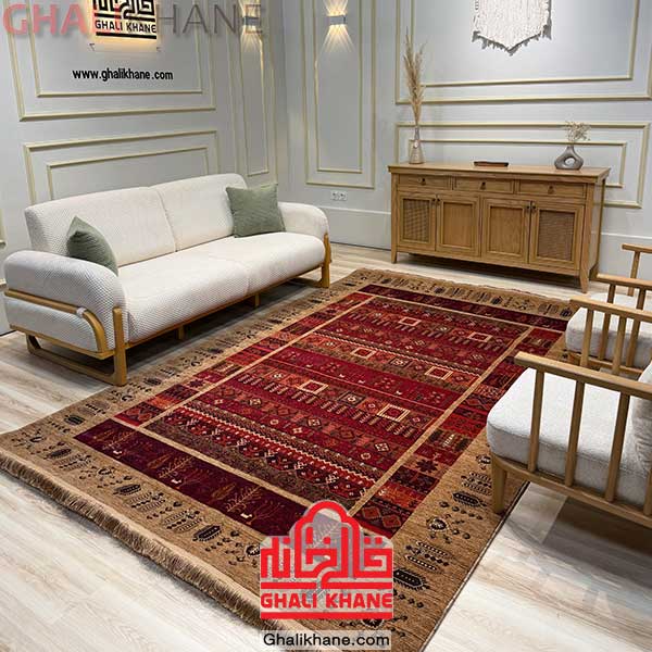 هیوا طرح درختی رنگ بژ