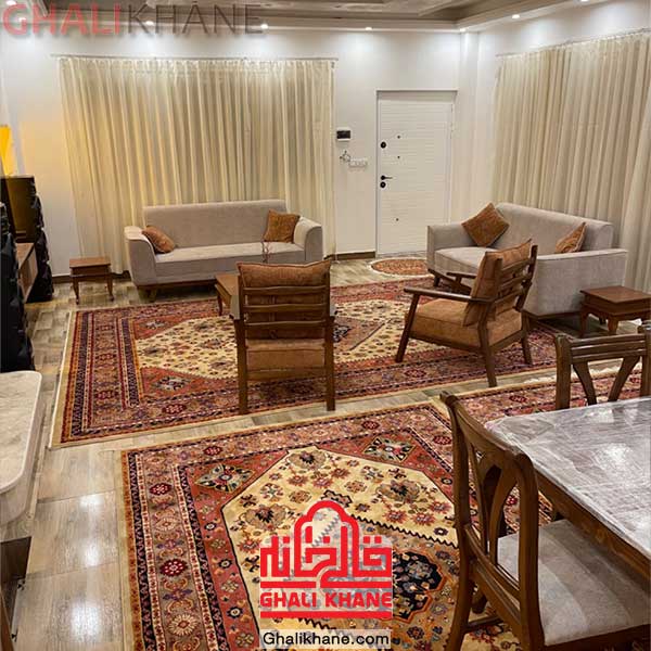 فرش ستاره کویر یزد کلکسیون شاهسون کد 5001-005