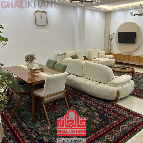 فرش تهران طرح چهار باغ 