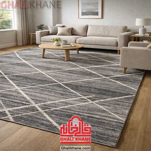  گلیم فرش ماشینی ساوین کد 4083 