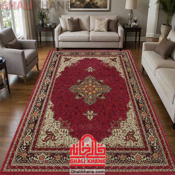 فرش زمرد مشهد 700 شانه کد 38100 لاکی