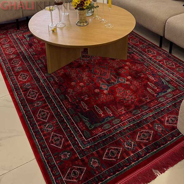 طرح چهارباغ لاکی فرش تهران 1200 شانه