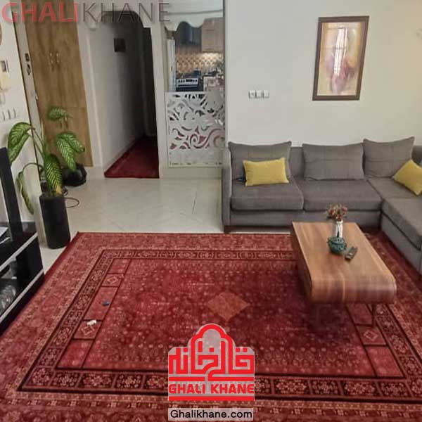 فرش 700 شانه لاکی زمرد مشهد