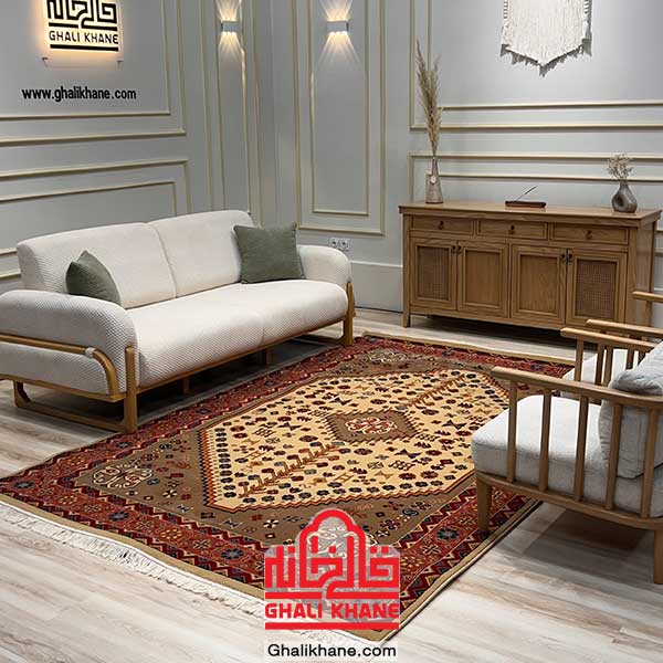 گلیم فرش طرح ترک 