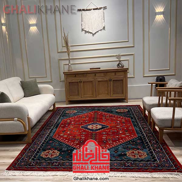 گلیم فرش طرح شاهسون
