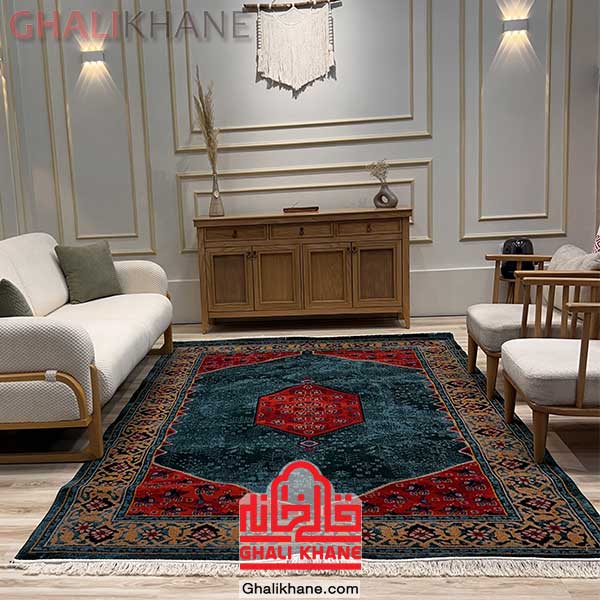 گلیم فرش طرح شاهسون 