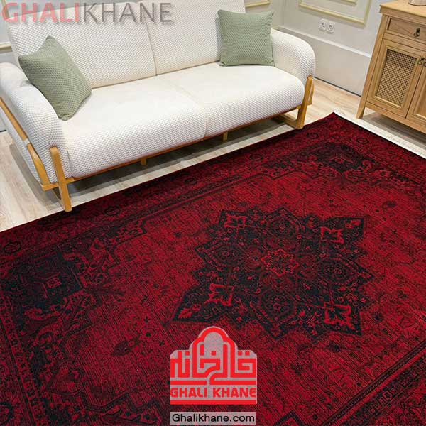 فرش مهرآور طرح هریس روناسی کلکسیون لاکی