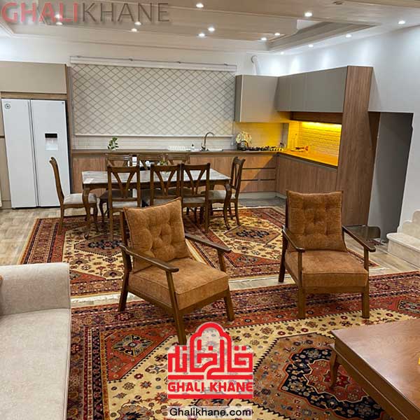 فرش ستاره کویر یزد کلکسیون شاهسون کد 5001-005