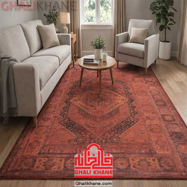 فرش زمرد مشهد کد 38118 لاکی