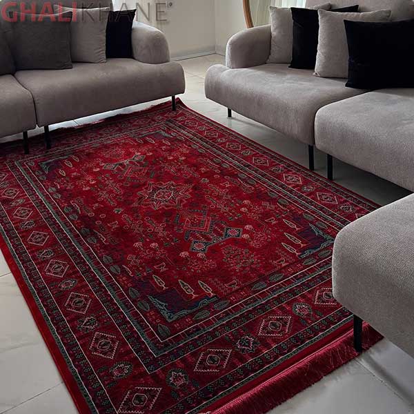 1200 شانه طرح چهارباغ لاکی فرش تهران 