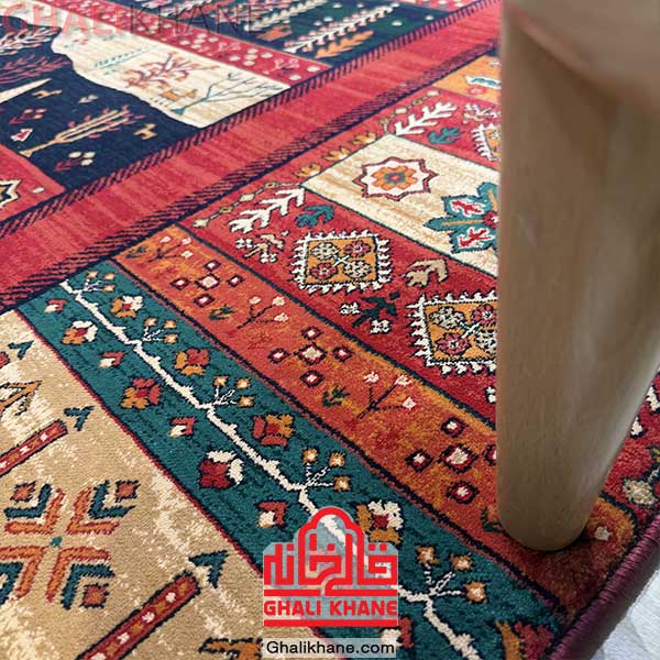  فرش هیوا رنگ لاکی مناسب آشپزحانه