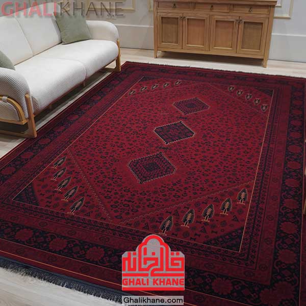 کد 871340 فرش اصل مشهد لاکی 