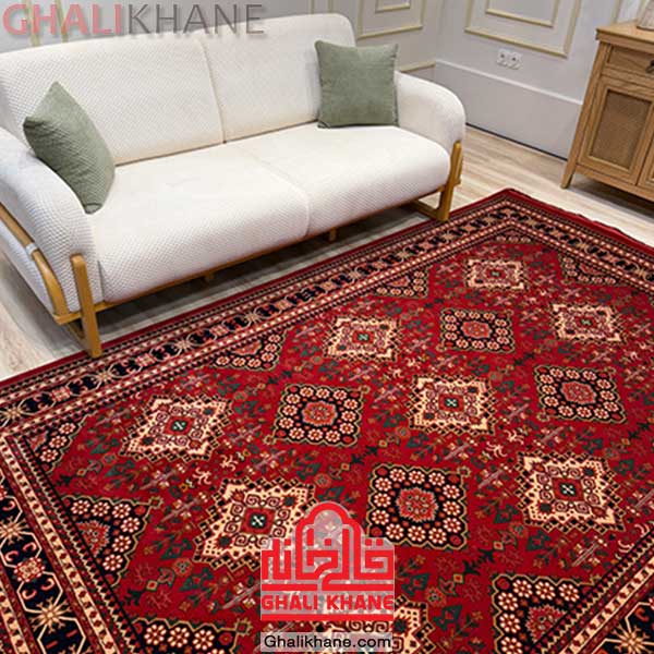 طرح اناری لالکی فرش هیوا