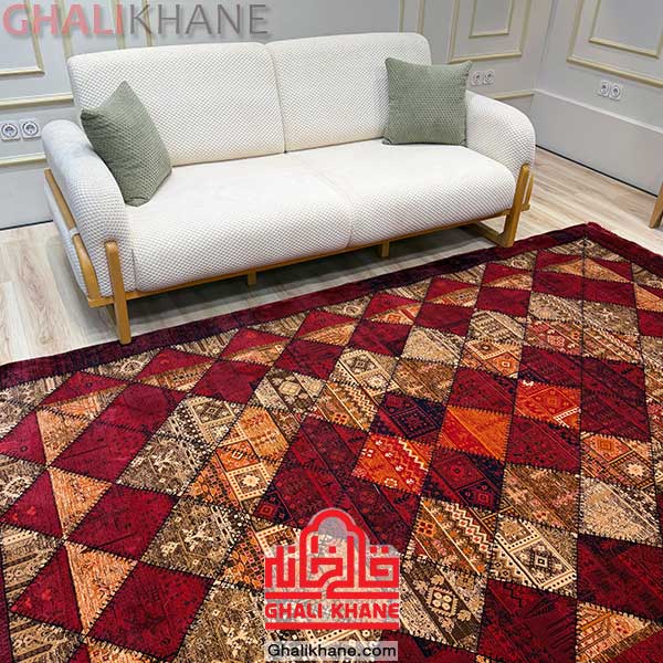 فرش هیوا طرح چهل تکه
