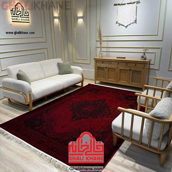 کلکسیون لاکی فرش هیوا طرح هریس روناسی