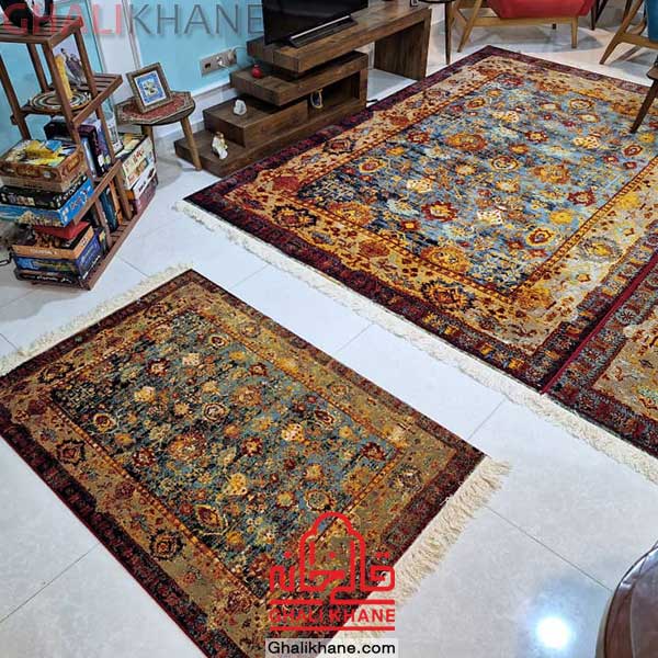  فرش ستاره کویر یزد کلکسیون شاهکار نوین 700 شانه کد YN-N136-2561