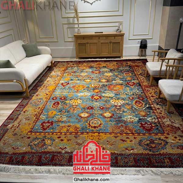 فرش ستاره کویر یزد کلکسیون شاهکار نوین 700 شانه کد YN-N136-2561