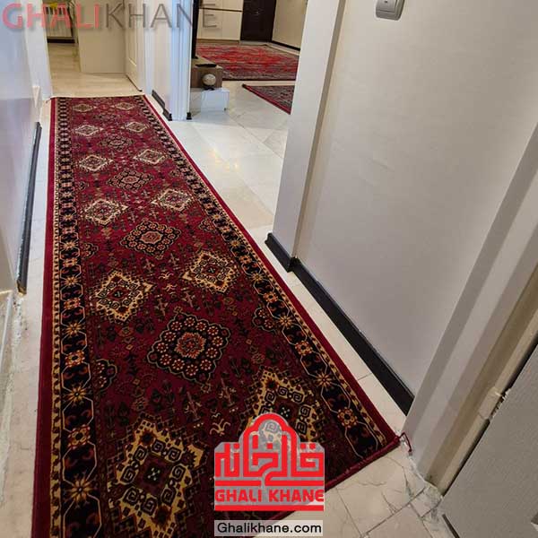 فرش کناره طرح اناری لاکی