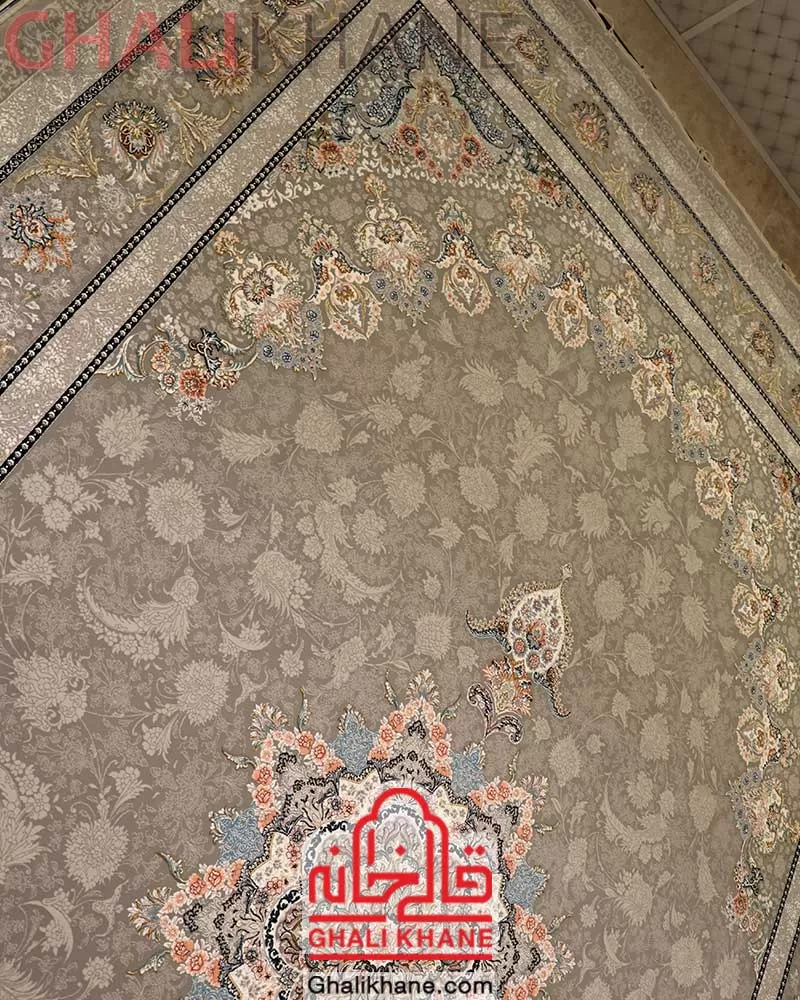 فرش نگین مشهد کد 1221 طوسی