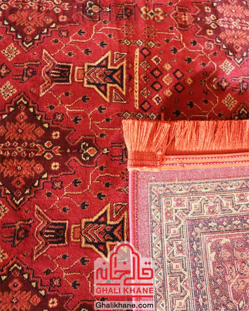 فرش سنتی زمرد مشهد کد 38002 لاکی