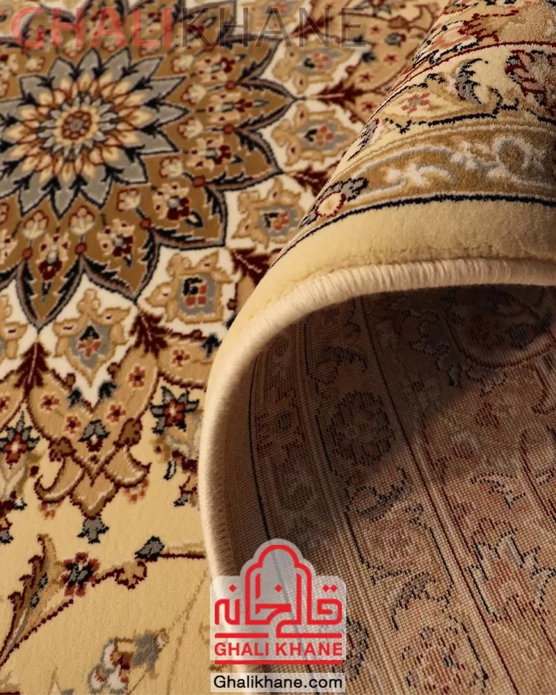 فرش ستاره کویر یزد کلکسیون شاه عباسی  500 شانه کد XI-X042-1401