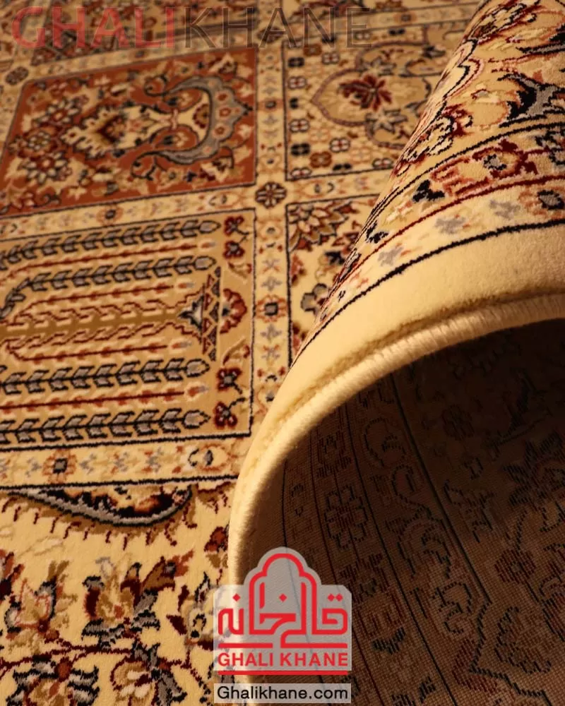 فرش ستاره کویر یزد کلکسیون شاه عباسی  500 شانه کد XI-X047-1401 نمایندگی مرکزی