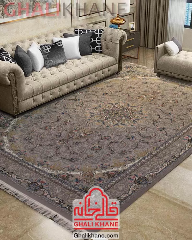 قیمت عمده   فرش ستاره کویر یزد کلکسیون نقش جهان 1000 شانه کد HI-E041-2033