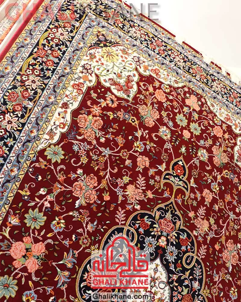 قیمت عمده   فرش ستاره کویر یزد کلکسیون شاهکار نوین 700 شانه کد YN-N083-2559