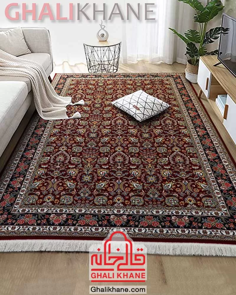 خرید آنلاین فرش ستاره کویر یزد کلکسیون شاهکار نوین 700 شانه کد YN-N101-2559