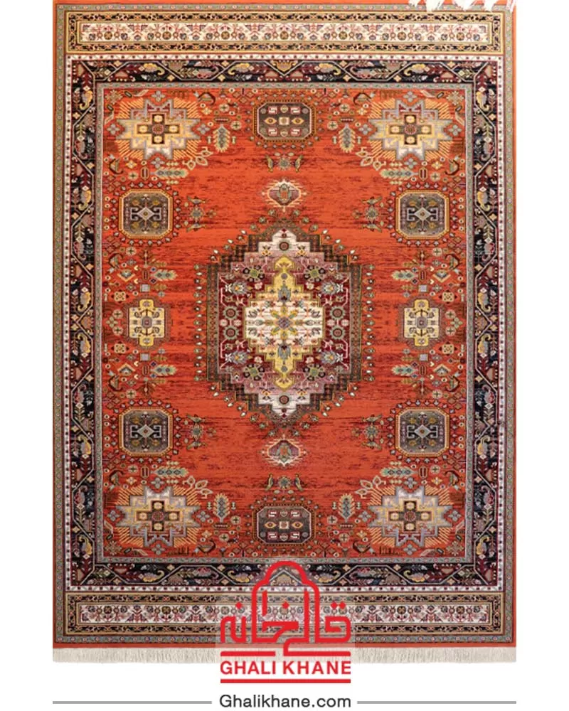 قالیخانه - فرش ستاره کویر یزد کلکسیون شاهکار نوین 700 شانه کد YN-N120-2549