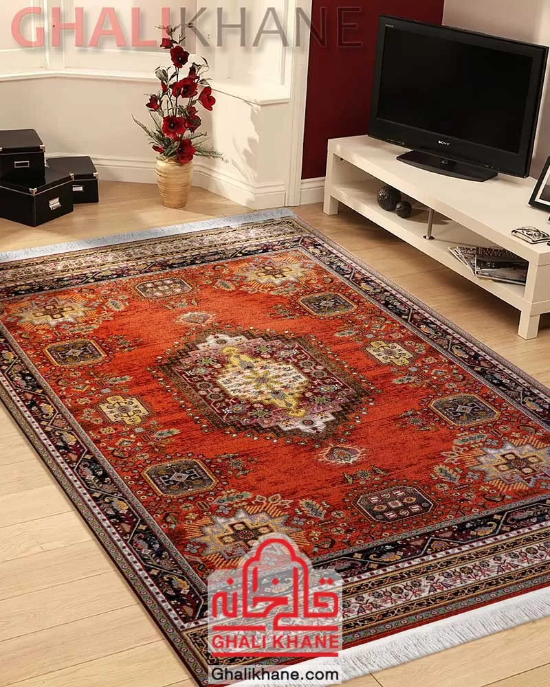 خرید آنلاین فرش ستاره کویر یزد کلکسیون شاهکار نوین 700 شانه کد YN-N120-2549