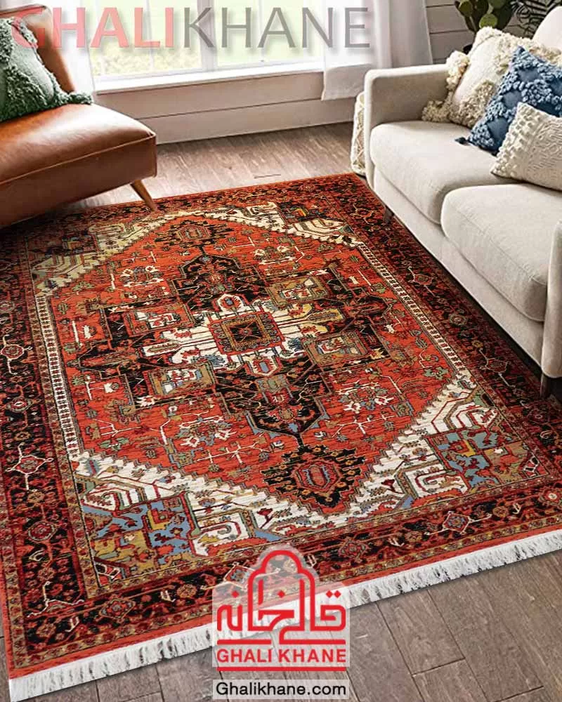 قیمت عمده   فرش ستاره کویر یزد کلکسیون شاهکار نوین 700 شانه کد YN-N132-2549