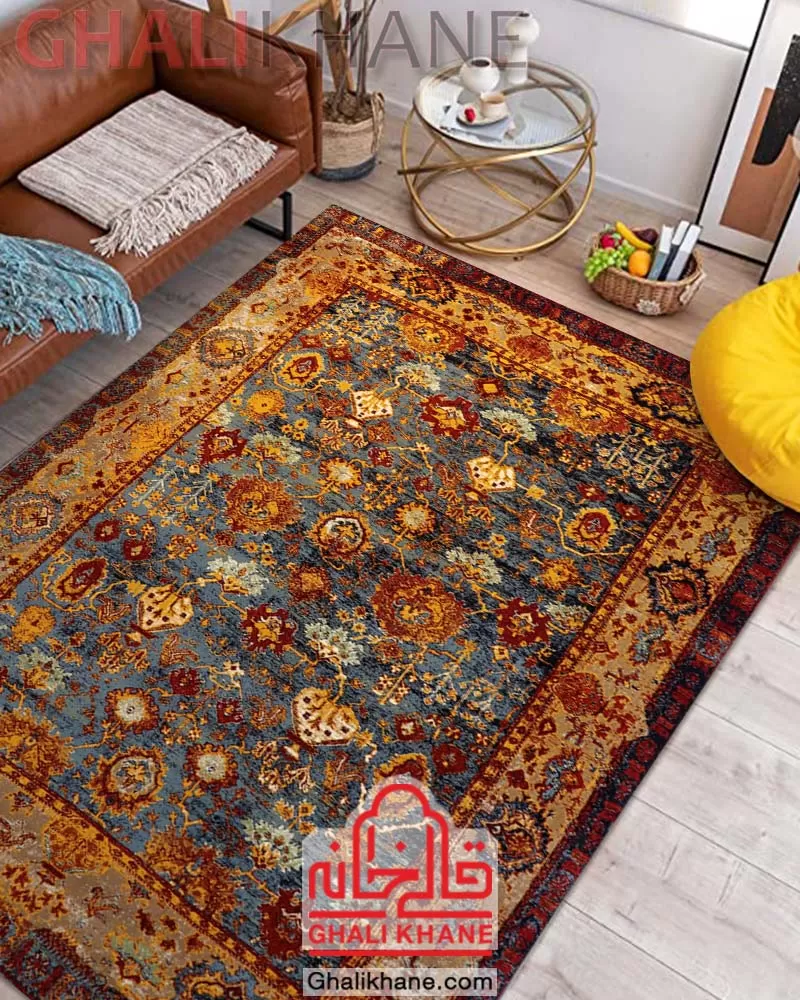 قالیخانه - فرش ستاره کویر یزد کلکسیون شاهکار نوین 700 شانه کد YN-N136-2561