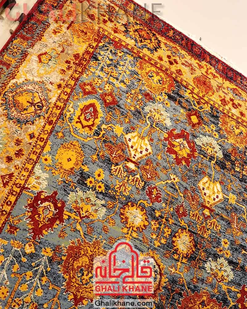 خرید آنلاین فرش ستاره کویر یزد کلکسیون شاهکار نوین 700 شانه کد YN-N136-2561