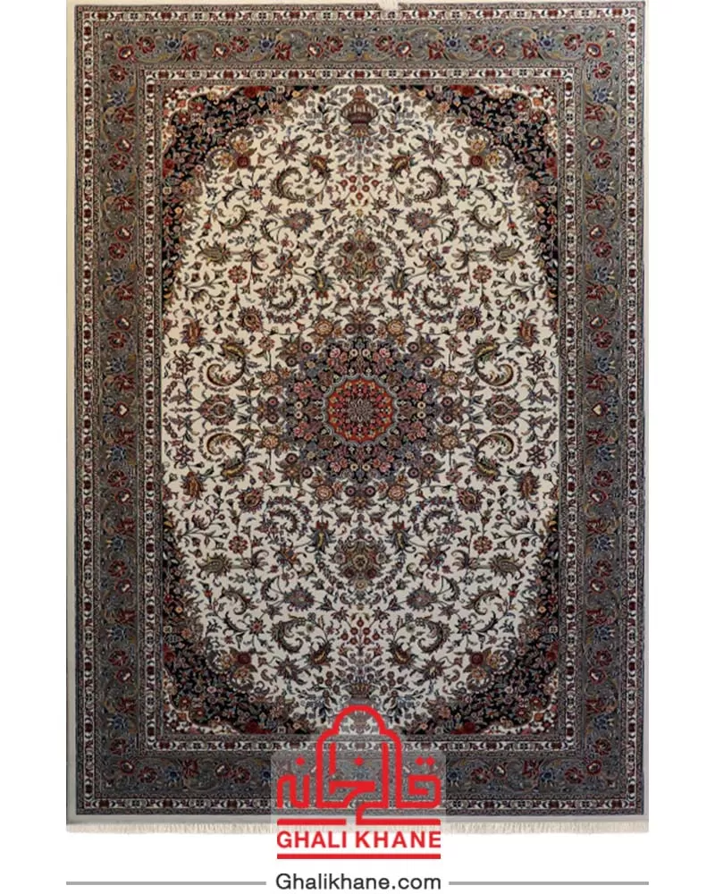 قالیخانه - فرش ستاره کویر یزد کلکسیون شاهکار نوین 700 شانه کد YN-N148-2503