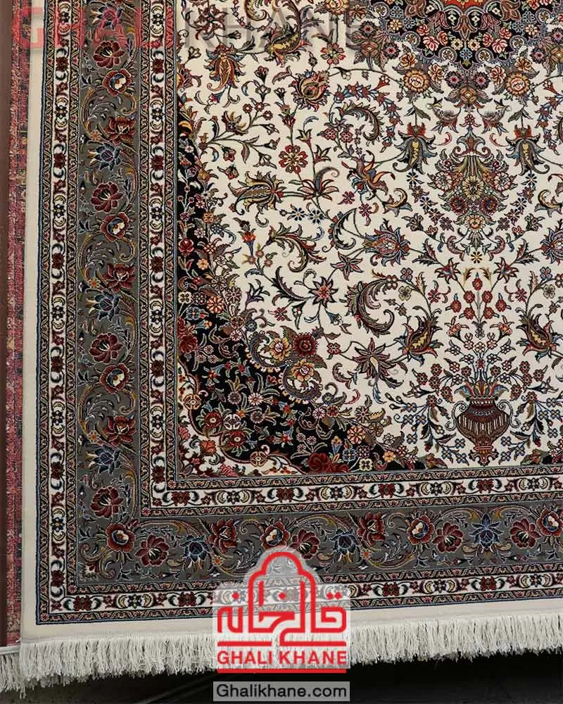 فرش ستاره کویر یزد کلکسیون شاهکار نوین 700 شانه کد YN-N148-2503 به قیمت عمده
