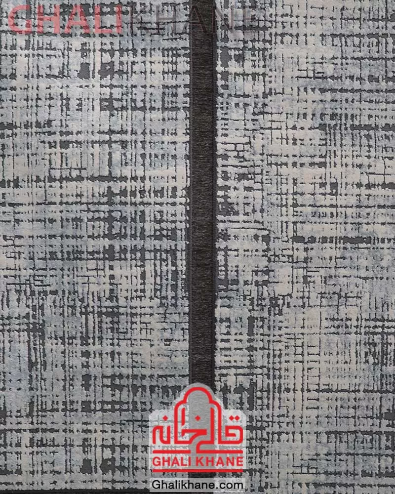 فرش ماشینی طرح تیفانی کد 6007 زمینه طوسی