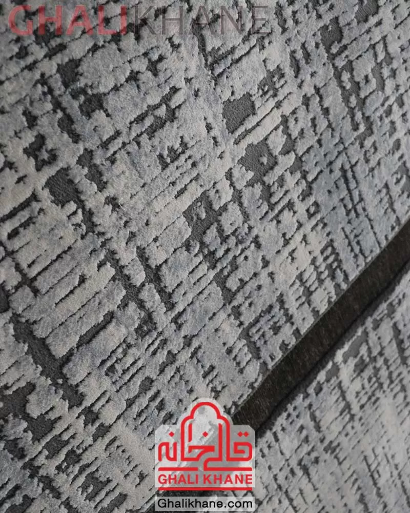 فرش ماشینی طرح تیفانی کد 6007 زمینه طوسی