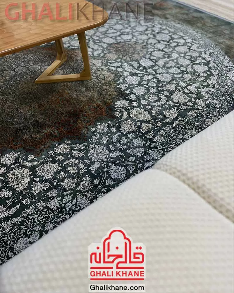 فرش وینتیج سبز