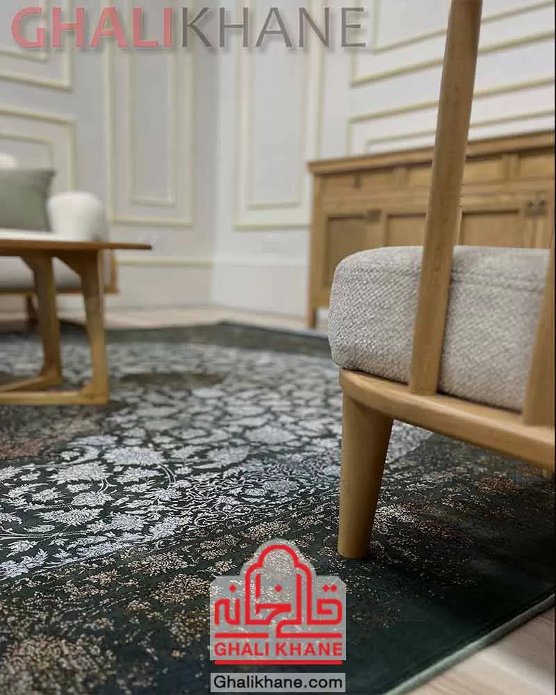فرش 1200 شانه وینتیج سبز