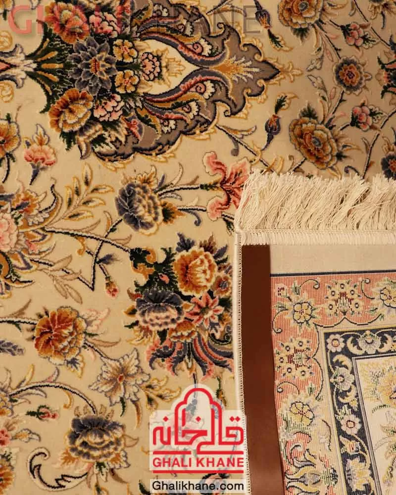 فرش ستاره کویر یزد کلکسیون عالی قاپو 1000 شانه کد HA-051-3020