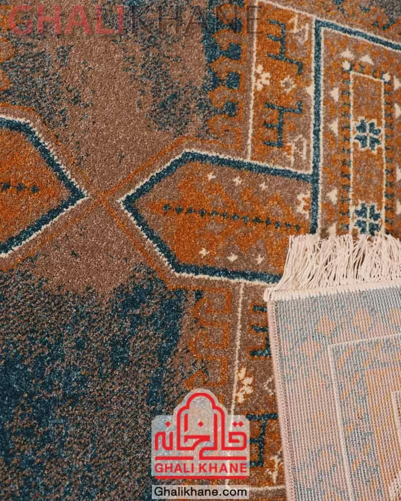 فرش ستاره کویر یزد کلکسیون شاهسون 320 شانه کد SH-B101-9013