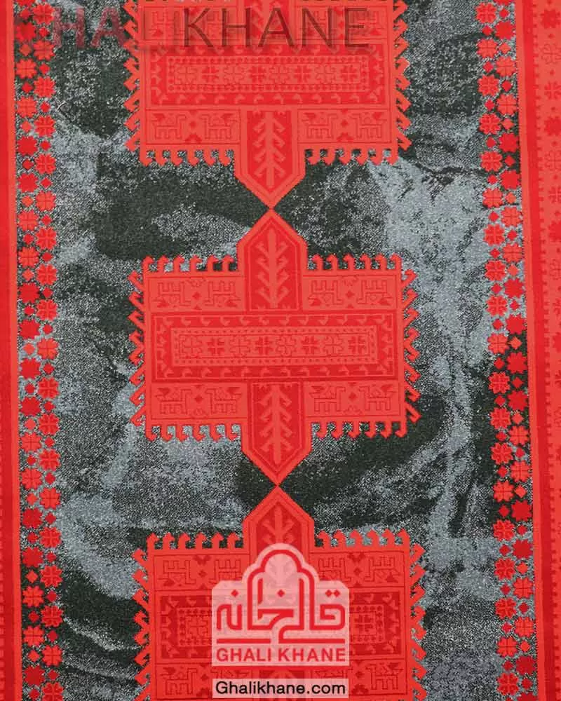 فرش ستاره کویر یزد کد SH-B101-9034 لاکی