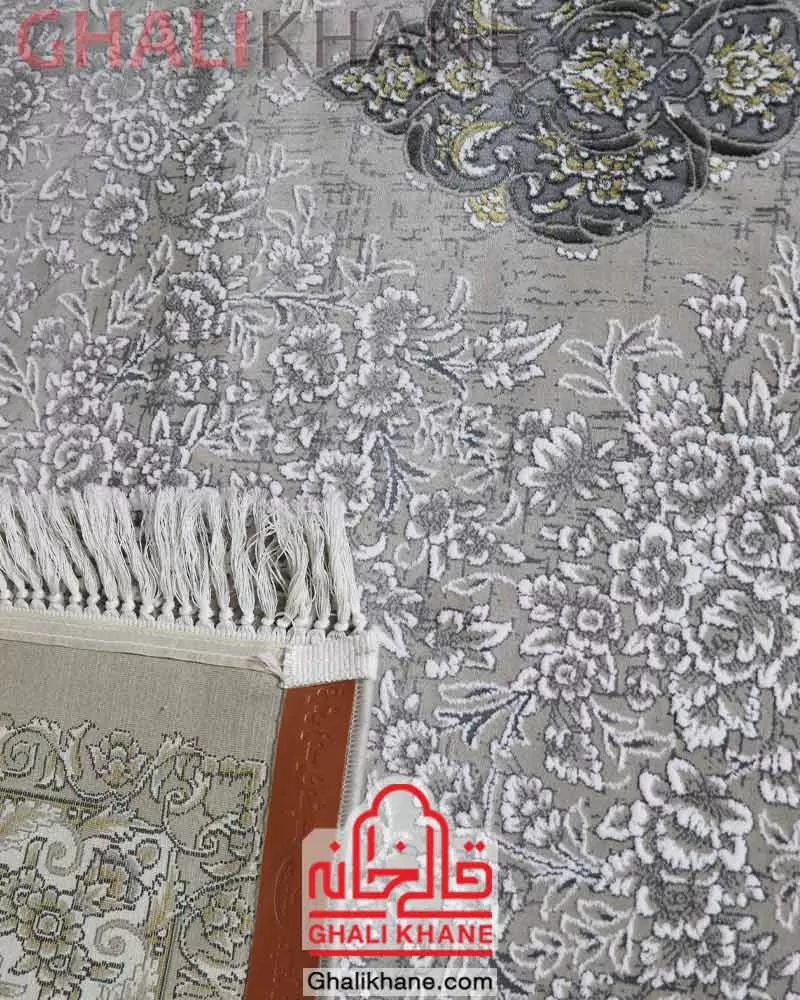 فرش زمرد مشهد 700 شانه کد 30010 سیلور