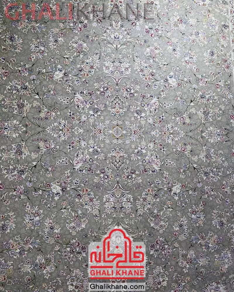 فرش زمرد مشهد 700 شانه کد 40201 طوسی