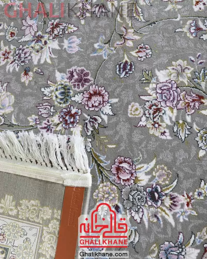 فرش زمرد مشهد 700 شانه کد 40201 طوسی