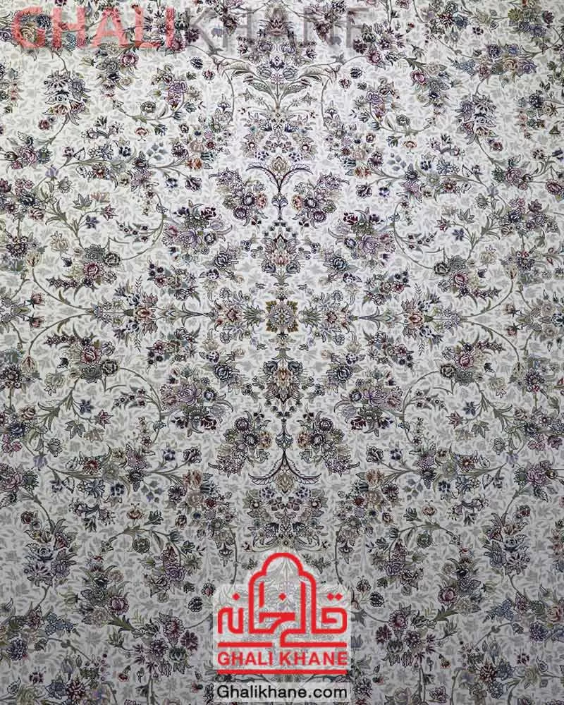 فرش زمرد مشهد 700 شانه کد 40201 کرم
