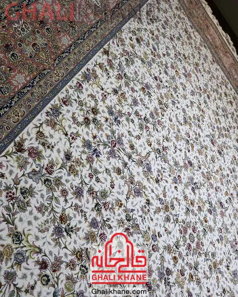فرش ماشینی زمرد مشهد 1500 شانه کد 45006
