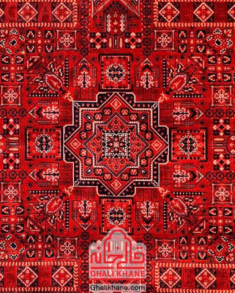فرش تهران طرح ترنج لاکی